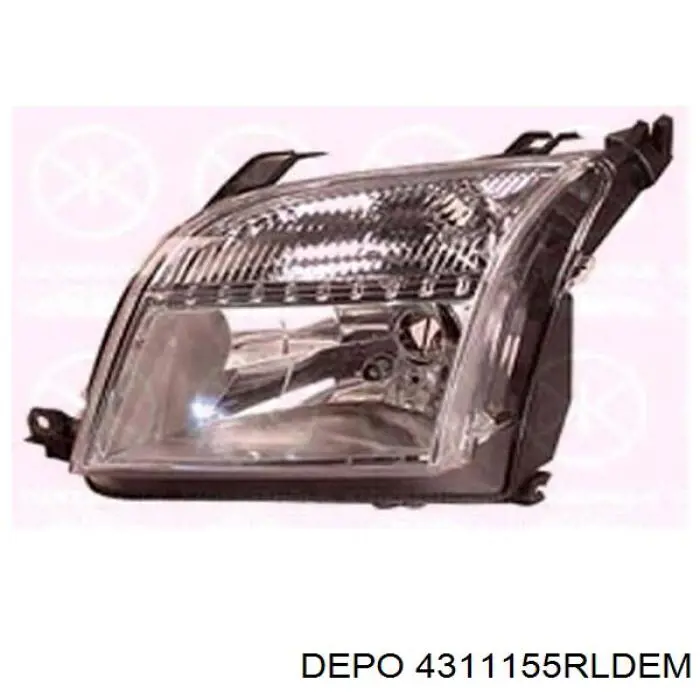 4311155RLDEM Depo/Loro/Abakus Фара передня права