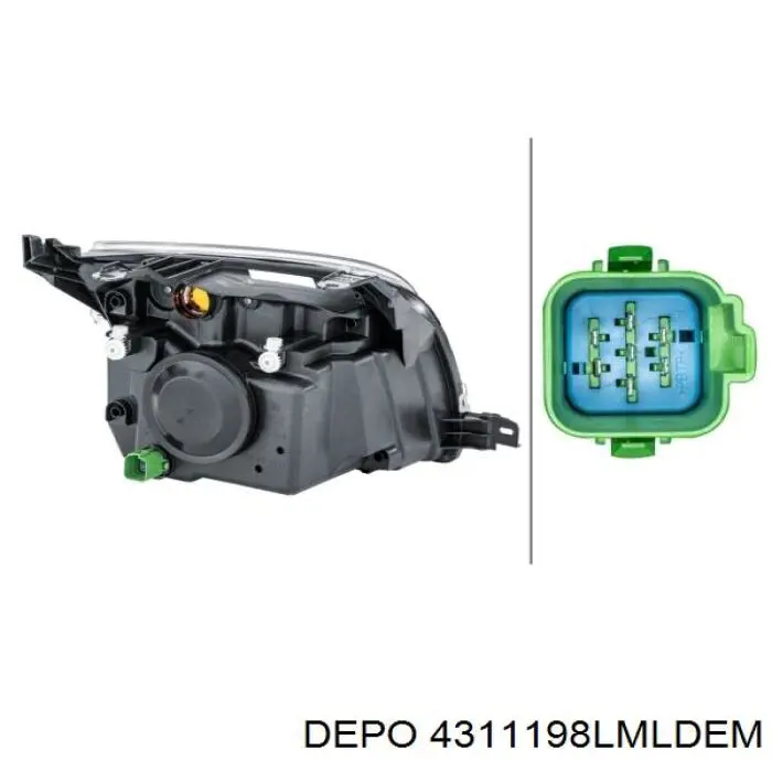 Фари Depo/Loro/Abakus 4311198LMLDEM ціна, від 77.60 USD