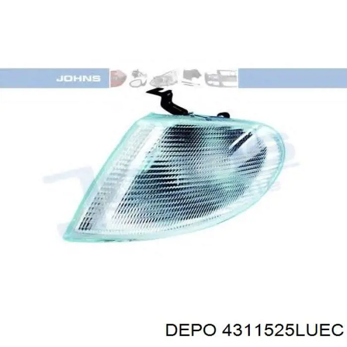 Поворотник лівий Depo/Loro/Abakus 4311525LUEC ціна, від 11.14 USD