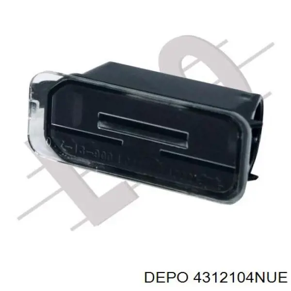 Ліхтар підсвічування заднього номерного знака 4312104NUE Depo/Loro/Abakus
