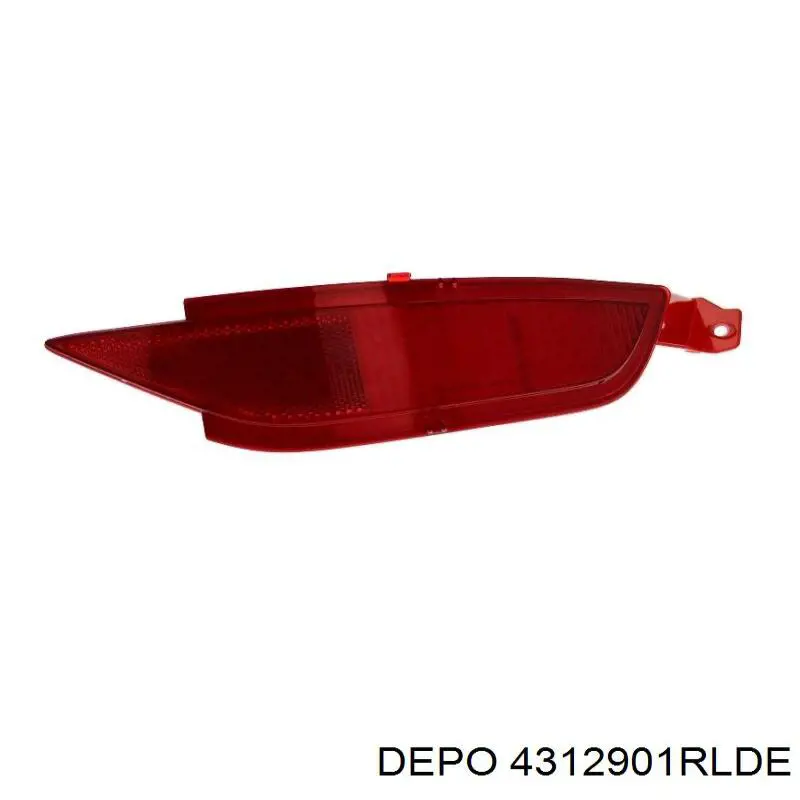 Катафот (відбивач) заднього бампера, правий ZFD1637R Signeda