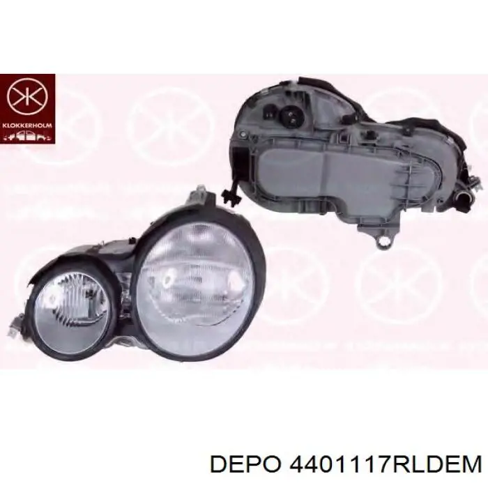084401132RX Mercedes Основна фара - вставка