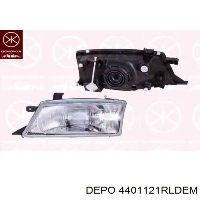 Купити 4401121RLDEM Depo/Loro/Abakus Права блок фара