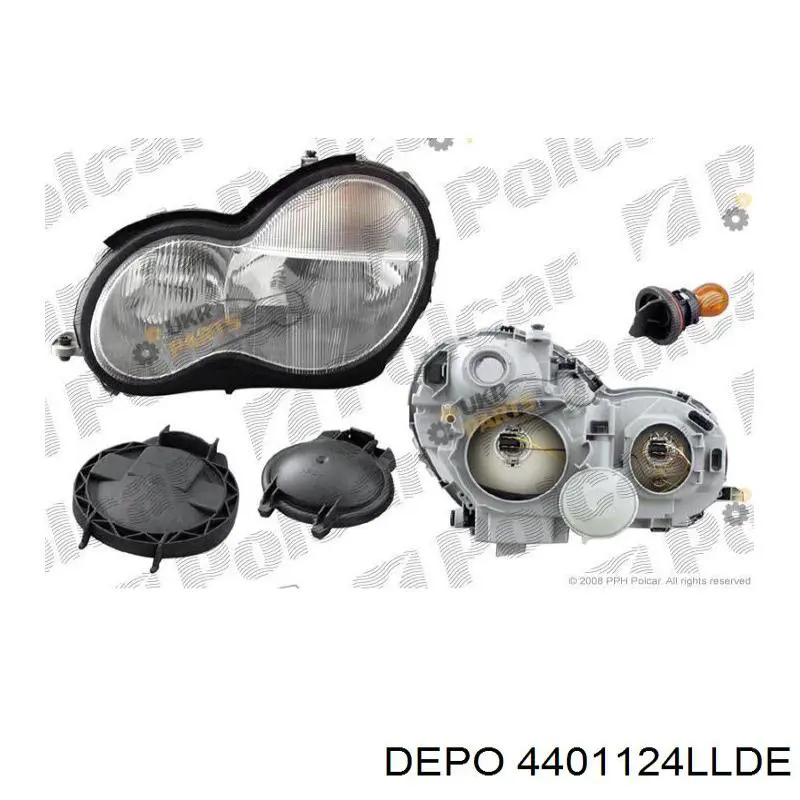 Фара ліва 4401124LLDE Depo/Loro/Abakus