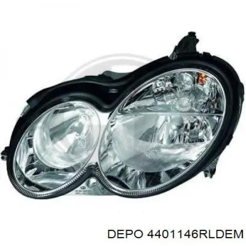 Основна фара - вставка Depo/Loro/Abakus 4401146RLDEM ціна, від 195.64 USD