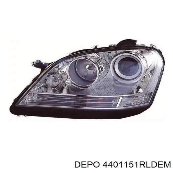 Купити 4401151RLDEM Depo/Loro/Abakus Права блок фара