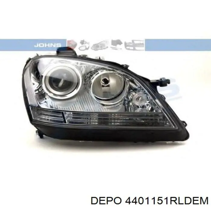 Основна фара - вставка Polcar 504510E ціна, від 169.19 USD