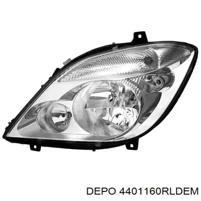 Основна фара - вставка Depo/Loro/Abakus 4401160RLDEM ціна, від 88.66 USD