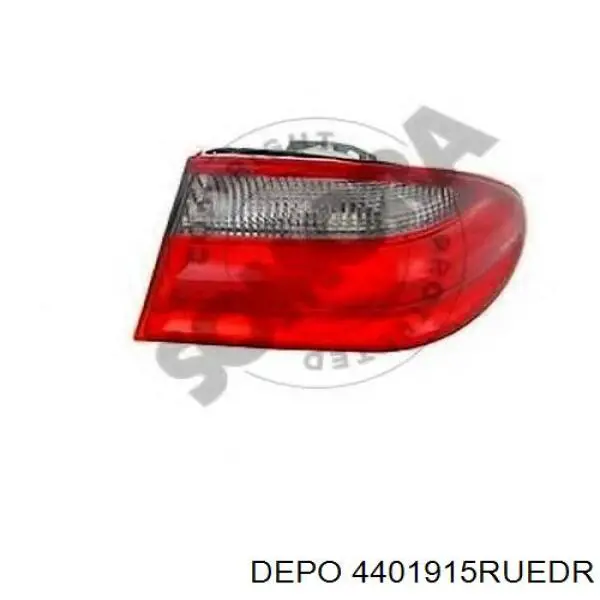 Ліхтар задній правий, зовнішній Depo/Loro/Abakus FP3527FZ6E ціна, від 47.16 USD