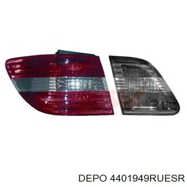 Ліхтар задній правий, зовнішній 4401949RUESR Depo/Loro/Abakus
