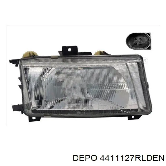Фара правая Depo/Loro/Abakus 4411127RLDEN ціна, від 38.52 USD