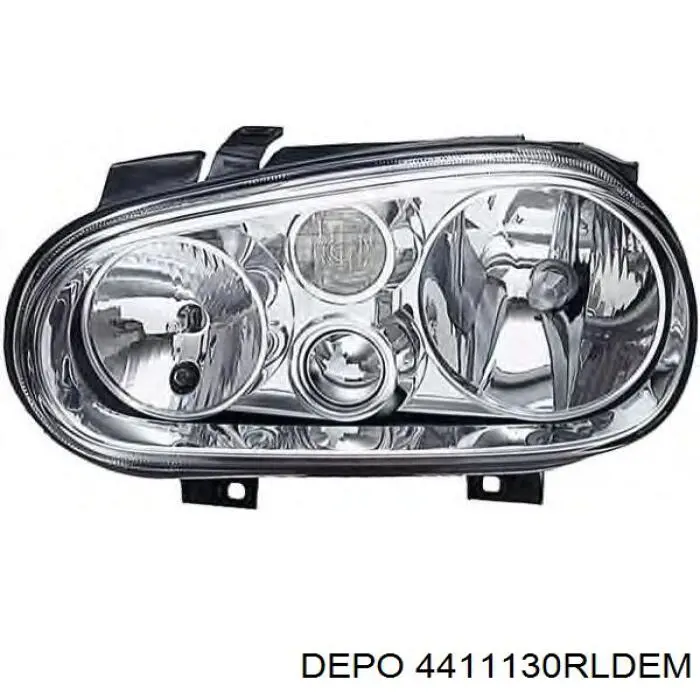 Основна фара - вставка Depo/Loro/Abakus 4411130RLDEM ціна, від 63.74 USD