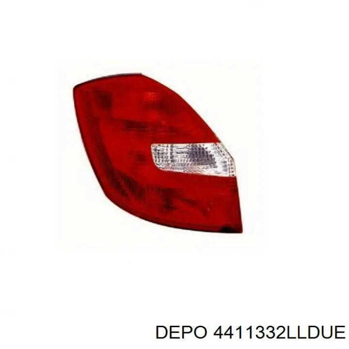 Ліхтар задній лівий, внутрішній 4411332LLDUE Depo/Loro/Abakus
