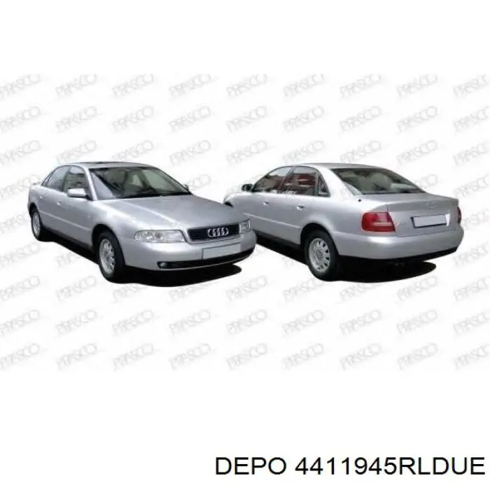 Задній правий стоп VAG 8D0945096D