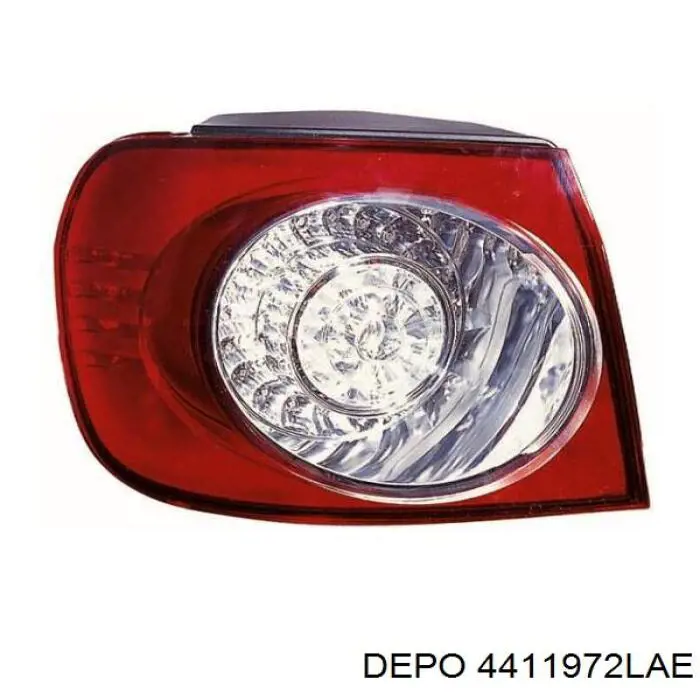 Задня ліва зовнішня фара Depo/Loro/Abakus 4411972LAE ціна, від 102.07 USD