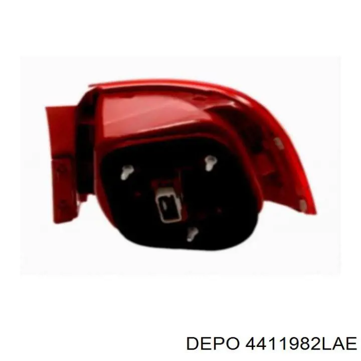 Ліхтар задній лівий, зовнішній FP7407F1E Depo/Loro/Abakus