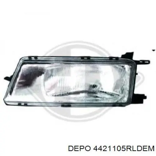 Фара права 90348247 Opel