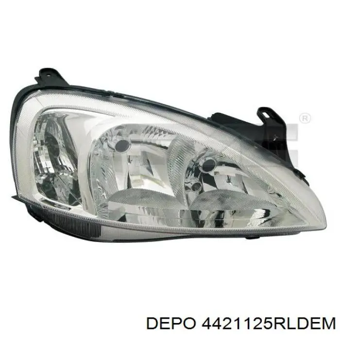 Основна фара - вставка Depo/Loro/Abakus 4421125RLDEM ціна, від 58.76 USD