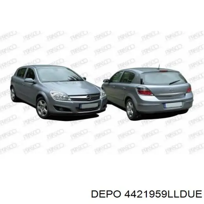 93345893 Opel ліхтар задній лівий