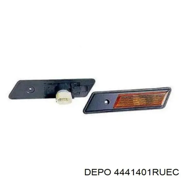 Повторювач повороту на крилі, правий Depo/Loro/Abakus 4441401RUEC ціна, від 4.66 USD