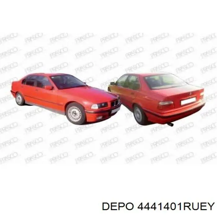 Повторювач повороту на крилі, правий 63138357048 BMW
