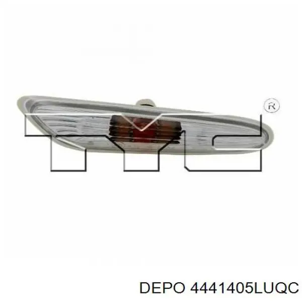 200919CE Polcar Покажчик повороту на крилі