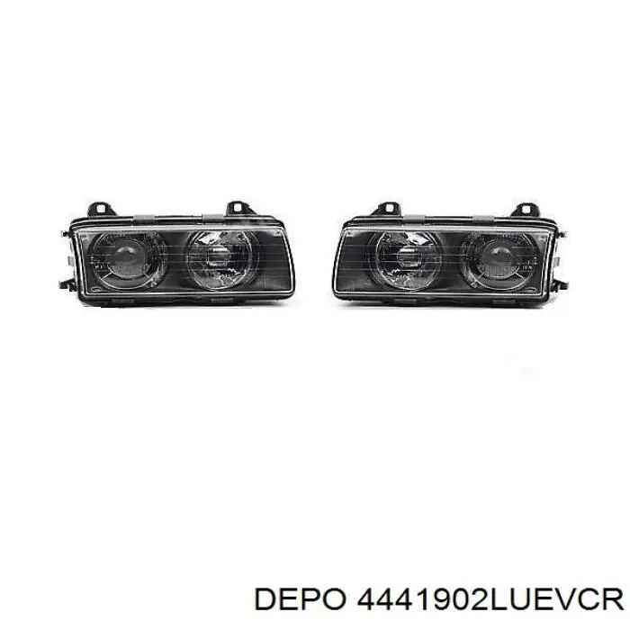 Ліхтар задній лівий Depo/Loro/Abakus 4441902LUEVCR ціна, від 55.73 USD
