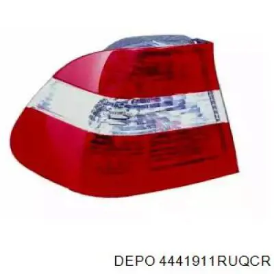 Ліхтар задній правий, зовнішній Depo/Loro/Abakus 4441911RUQCR ціна, від 33.27 USD