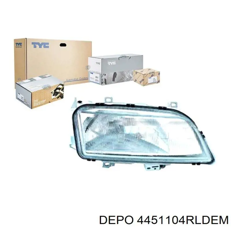 Купити 4451104RLDEM Depo/Loro/Abakus Права блок фара
