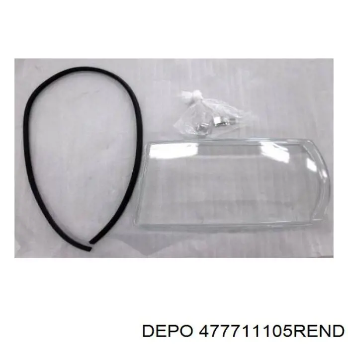 HLSC004LR Trucklight Скло фари правої