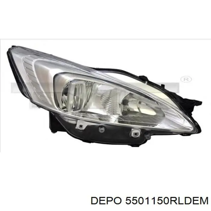 Купити 5501150RLDEM Depo/Loro/Abakus Права блок фара