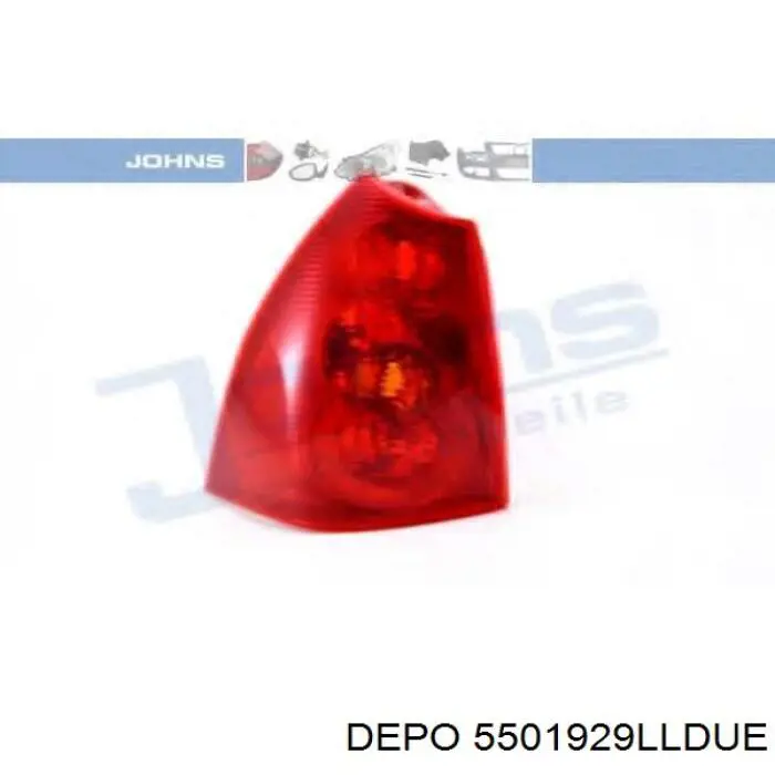 5501929LLDUE Depo/Loro/Abakus Задня ліва фара