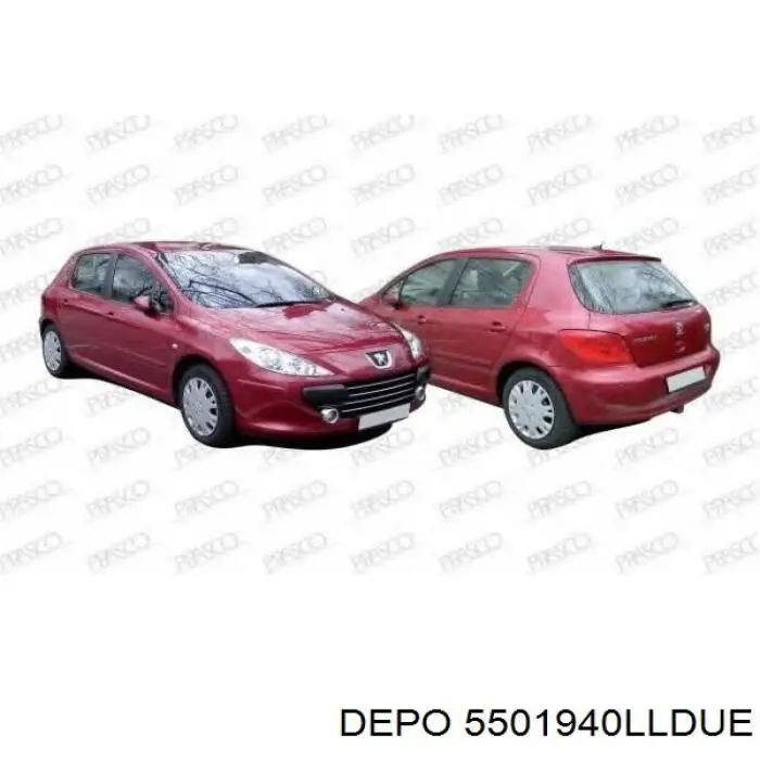 Ліхтар задній лівий Depo/Loro/Abakus 5501940LLDUE ціна, від 65.27 USD