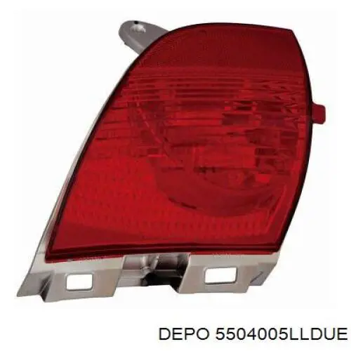 Купити 5504005LLDUE Depo/Loro/Abakus Ліхтар протитуманний задній, лівий