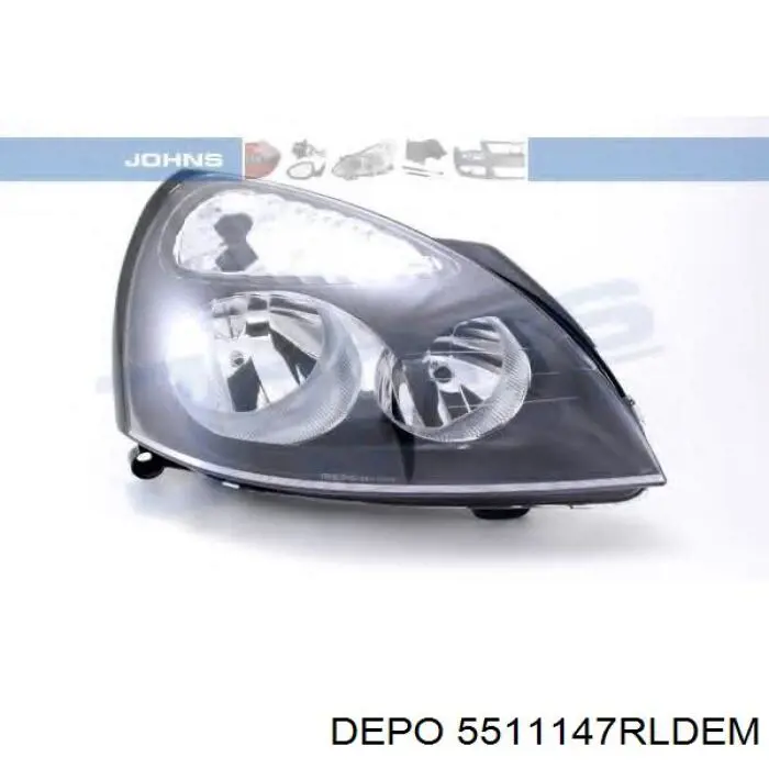 5511147RLDEM Depo/Loro/Abakus Фара передня права