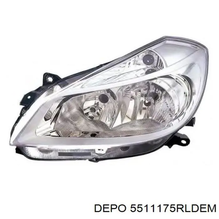 Купити 5511175RLDEM Depo/Loro/Abakus Права блок фара