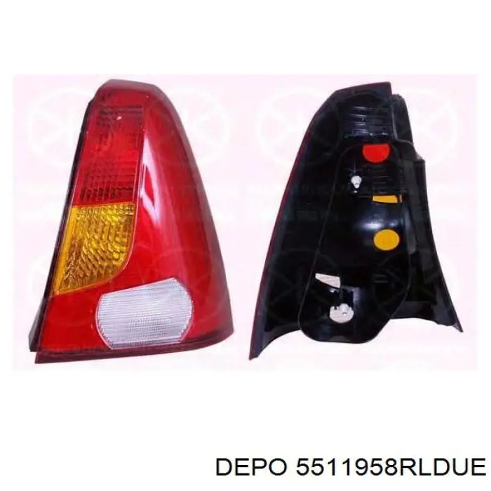 Задні ліхтарі Renault (RVI) 600154695 ціна, від 29.85 USD