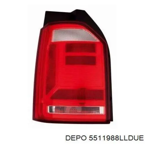 Ліхтар задній лівий Depo/Loro/Abakus 5511988LLDUE ціна, від 35.03 USD