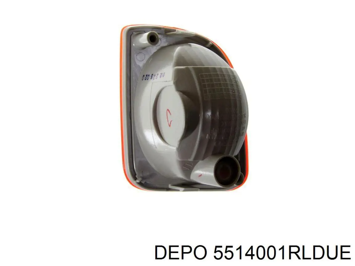 Фара протитуманна задня, права 5514001RLDUE Depo/Loro/Abakus