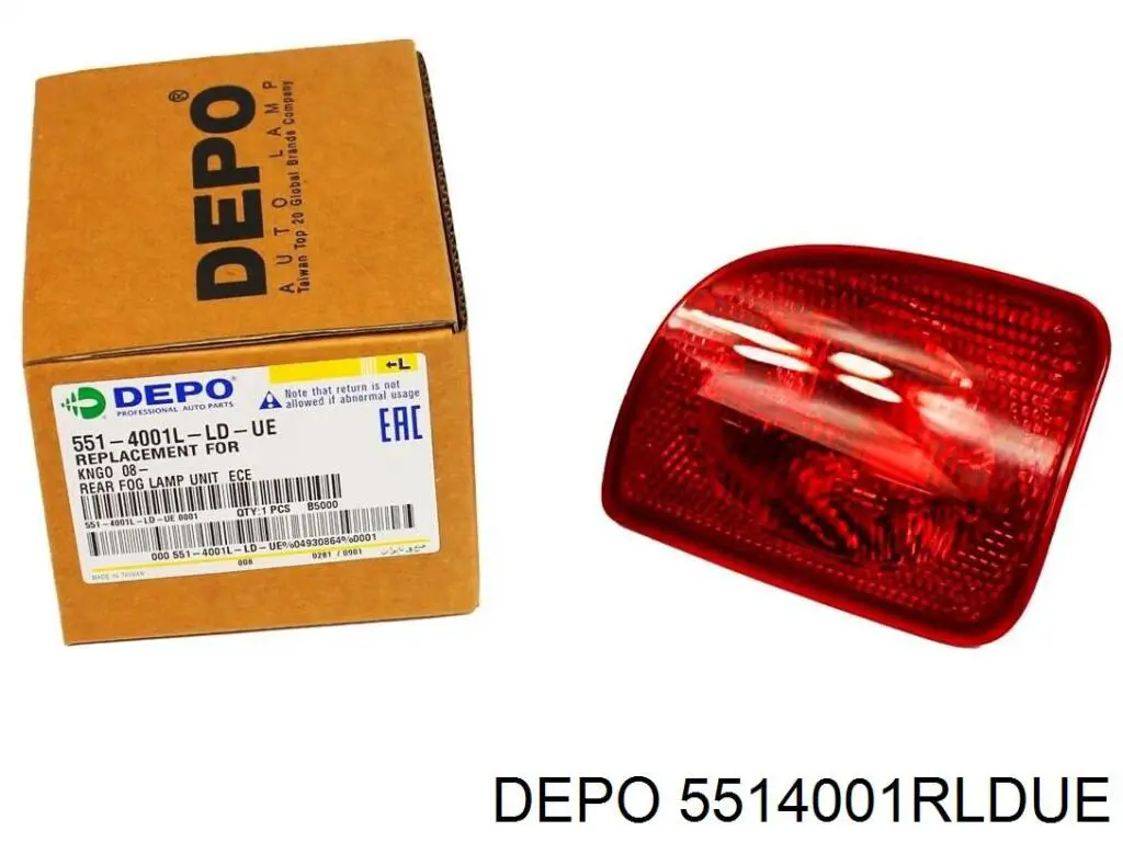 Протівотуманнка задня, права FPS FP5617F6T ціна, від 14.93 USD