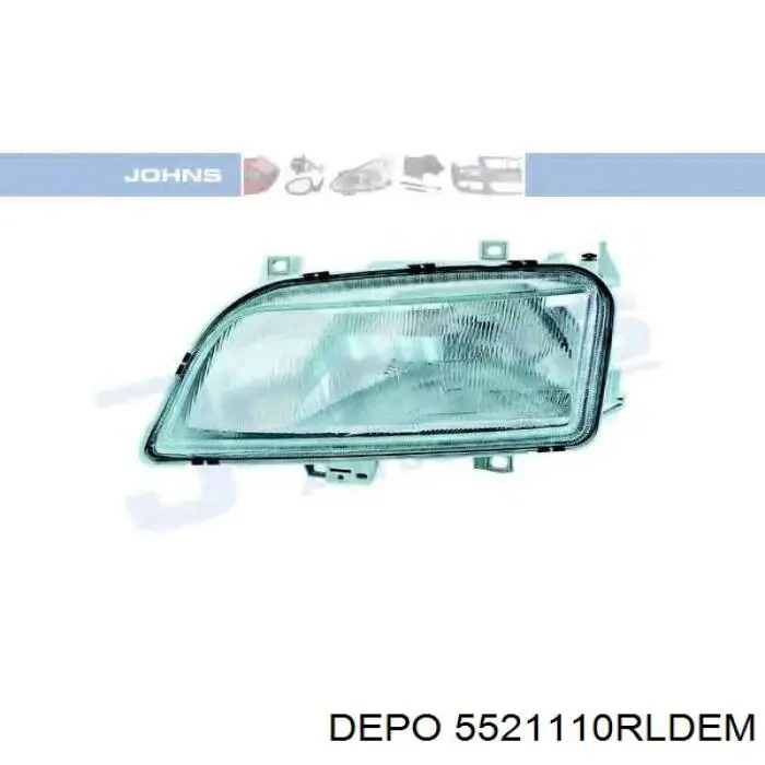 Фара правая Depo/Loro/Abakus 5521110RLDEM ціна, від 43.05 USD