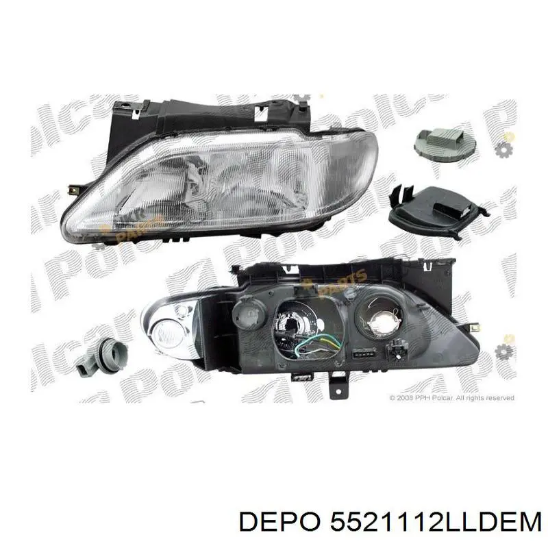 Фари Polcar 2326091E ціна, від 71.66 USD