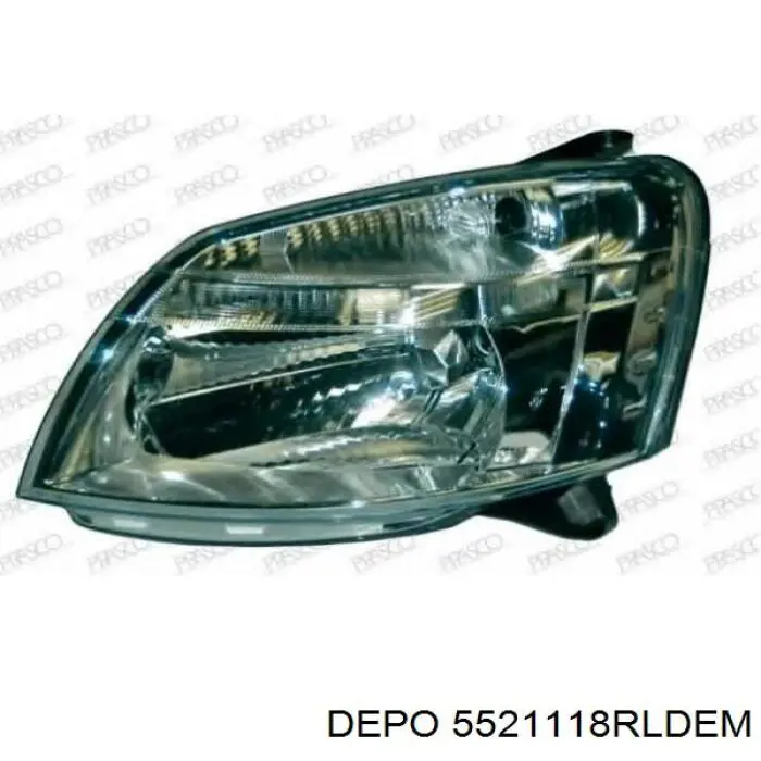Фара правая Depo/Loro/Abakus 5521118RLDEM ціна, від 70.03 USD