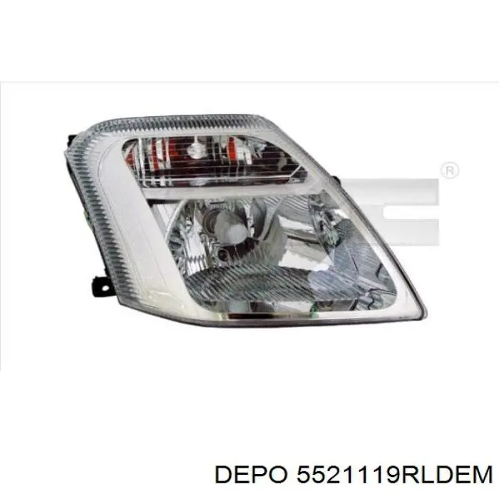 Купити 9680128180 Peugeot/Citroen Права блок фара
