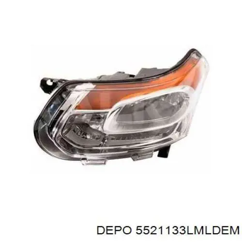 Купити 5521133LMLDEM Depo/Loro/Abakus Фара ліва передня