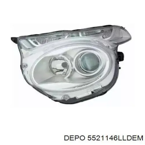 Купити 5521146LLDEM Depo/Loro/Abakus Основна фара в зборі ліва