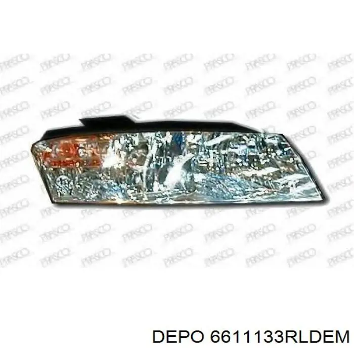 Права блок фара Depo/Loro/Abakus 6611133RLDEM ціна, від 80.30 USD