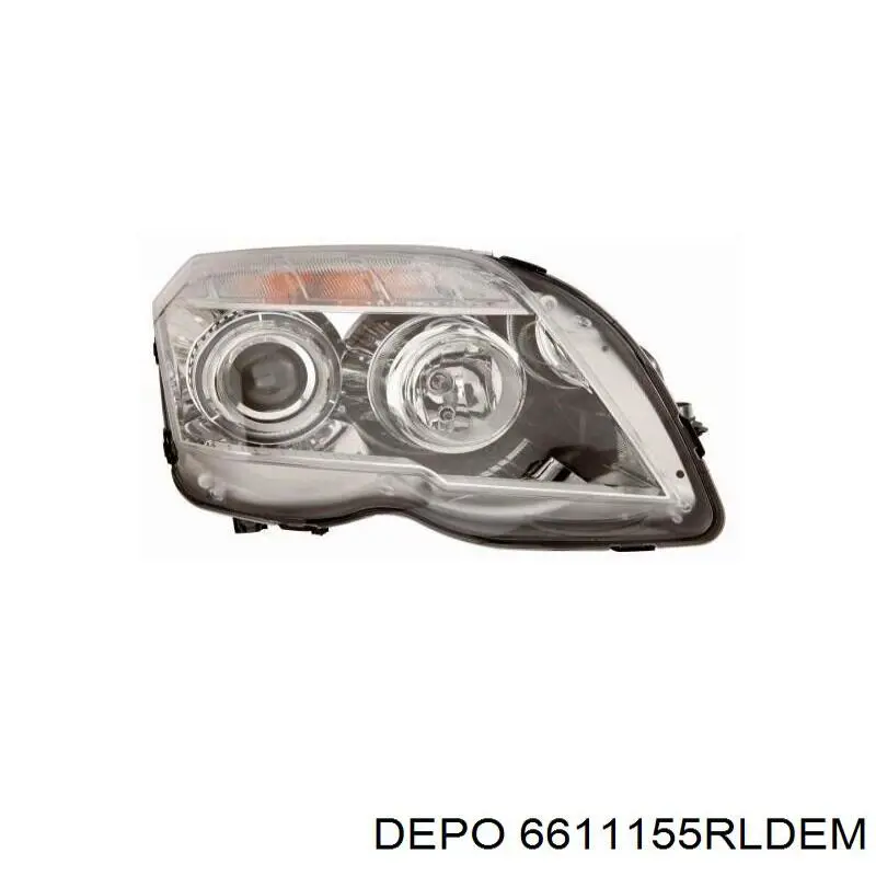 Фара права 6611155RLDEM Depo/Loro/Abakus
