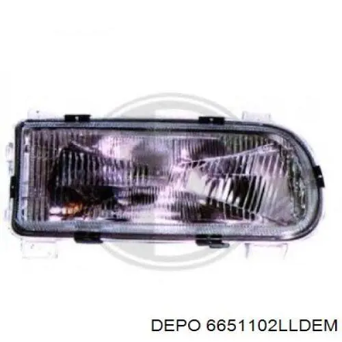 Фара дальнього світла в зборі Depo/Loro/Abakus 6651102LLDEM ціна, від 34.34 USD