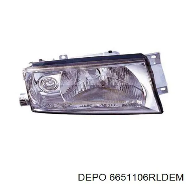 Основна фара - вставка Depo/Loro/Abakus 6651106RLDEM ціна, від 60.10 USD